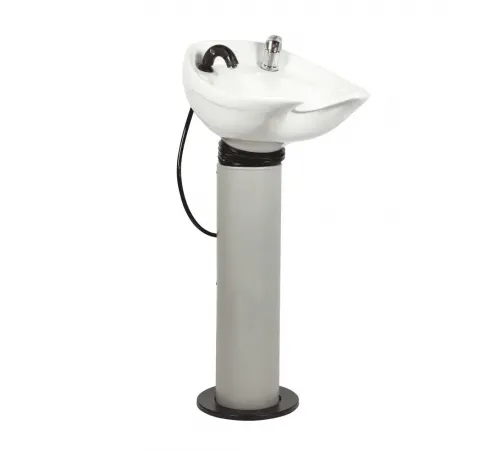 Парикмахерская мойка ЭКО с белой средней раковиной