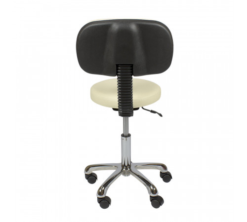 Стул мастера АСТЕК низкий со спинкой хром