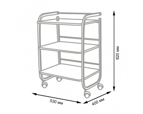 Косметологическая тележка МД-102А