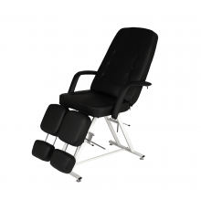 Педикюрное кресло «ЧЕРНЫЙ УСИЛЕННЫЙ» (высота 79 см)