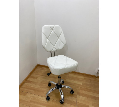 Стул мастера «Грэй» на металлическом каркасе (большой Ф50 см) хром