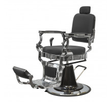 Кресло мужское барбер Стэнфорд черный матовый