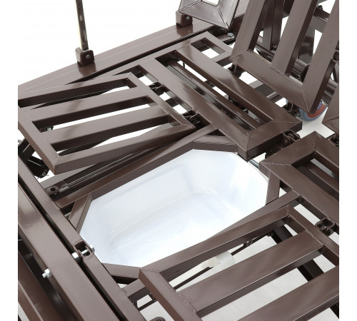 Кровать механическая Е-45А (ММ-5124Н-10) с боковым переворачиванием, туалетным устройством и функцией «кардиокресло»