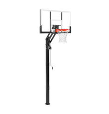 Баскетбольная стационарная стойка, акрил Spalding 54 " Gold In-Ground Арт. 881365CN