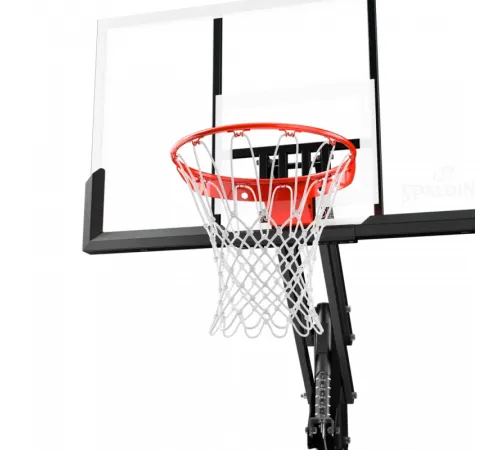 Баскетбольная стационарная стойка, акрил Spalding 54 " Gold In-Ground Арт. 881365CN
