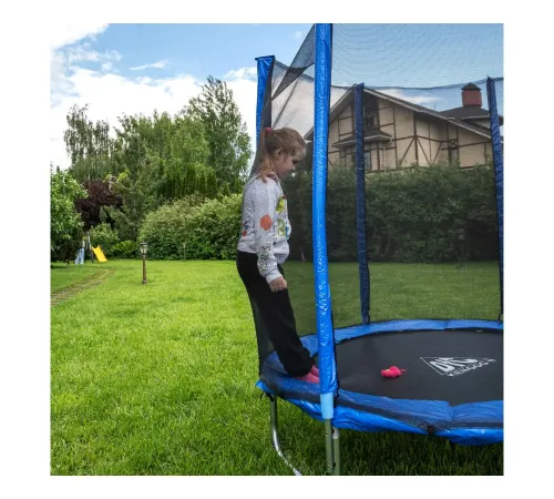 Батут DFC Trampoline Fitness с сеткой 16ft
