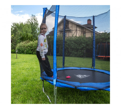 Батут DFC Trampoline Fitness с сеткой 12ft