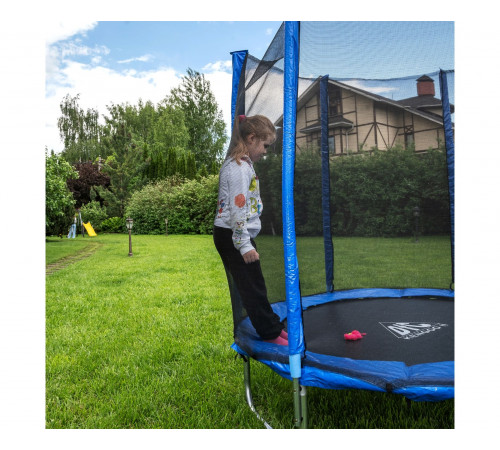 Батут DFC Trampoline Fitness с сеткой 8ft