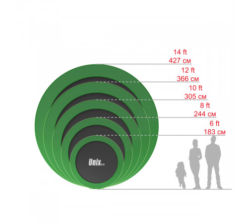 Батут UNIX Line Classic 6 ft (outside)