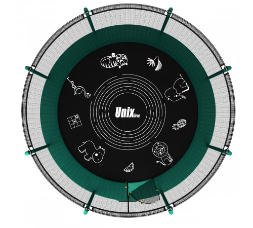 Батут UNIX Line SUPREME GAME 10 ft