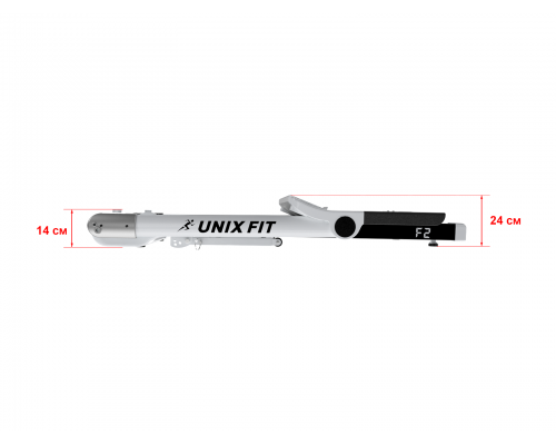 Беговая дорожка UNIXFIT Hi-tech F2 Arctic Ice