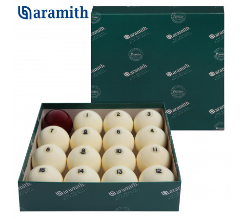 Шары Aramith Premier Pyramid Ø68 мм Красный биток