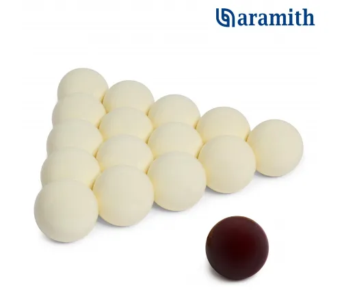 Шары Aramith Premier Pyramid без номеров Ø68 мм Красный биток