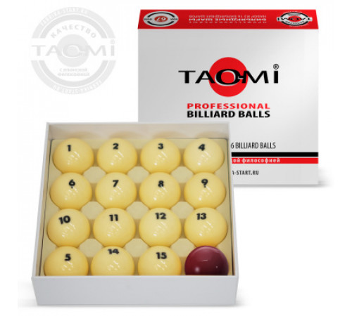 Шары TAO-MI PROFESSIONAL 67 мм Бордовый биток