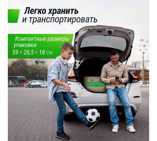 Ворота для мини-футбола UNIX Line стальные 90x60 см, складные