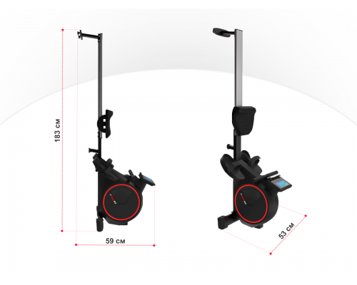 Гребной тренажер UNIX Fit Techno Rower 410E