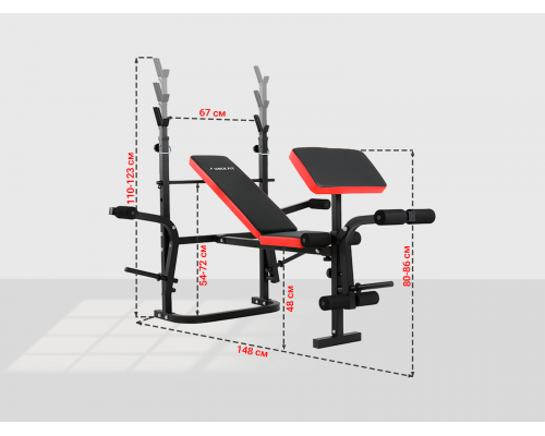 Скамья силовая со стойками UNIX Fit BENCH 120P