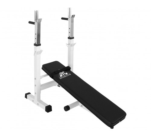 Скамья со стойками под штангу DFC складная DBCH2W