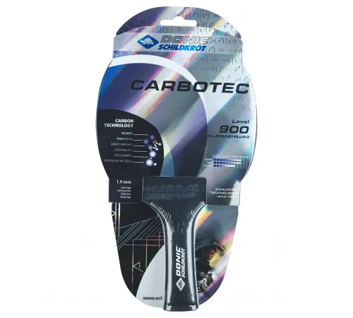 Ракетка для настольного тенниса Carbotec 900, carbon
