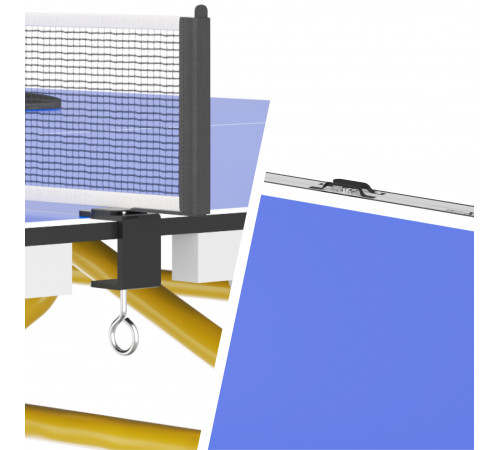 Теннисный стол UNIX Line Simple Indoor 12mm MDF (Blue)