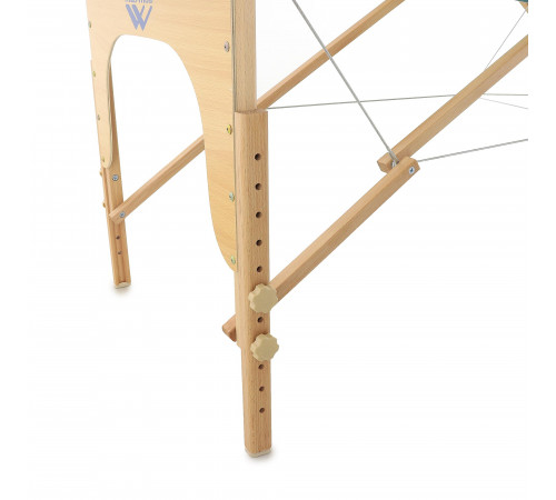 Массажный стол складной деревянный  JF-AY01 3-х секционный (светлая рама)