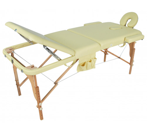 Массажный стол складной деревянный JF-AY01 3-х секционный М/К (МСТ-103Л)