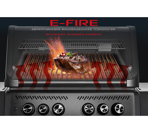 Газовый гриль 4+2 горелки