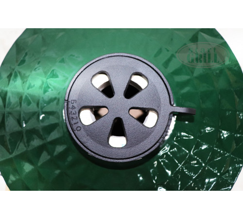 Керамический гриль-барбекю 24 дюйма (зеленый) (61 см)