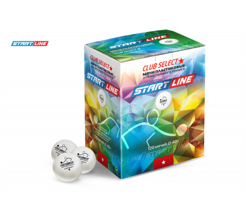 Мячи Start line Club Select 1* New (120 шт, бел.)